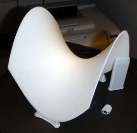 3D printed saddle surface